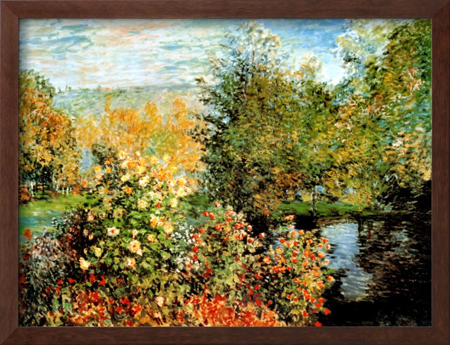 Stiller Winkel Im Garten Von Montgeron-Claude Monet Painting